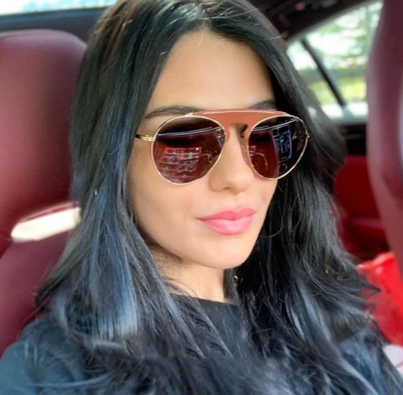 

2023 New Brand Designer Square Sunglasses Women Vintage Metal Glasses for Women Mirror Retro Lunette De Soleil Femme UV400