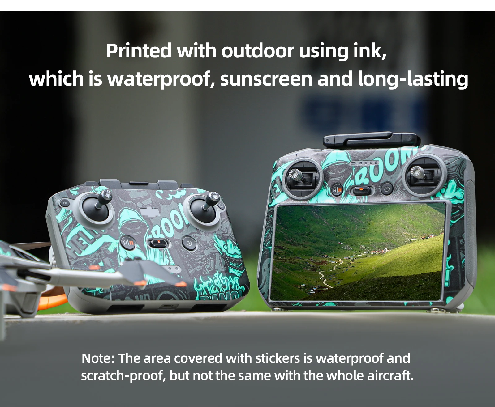 Colorful Sticker For DJI Mini 4 Pro Drone Protective Film Waterproof Remote Decals Surface Covering Skin For DJI RC 2/RC N2 Acce