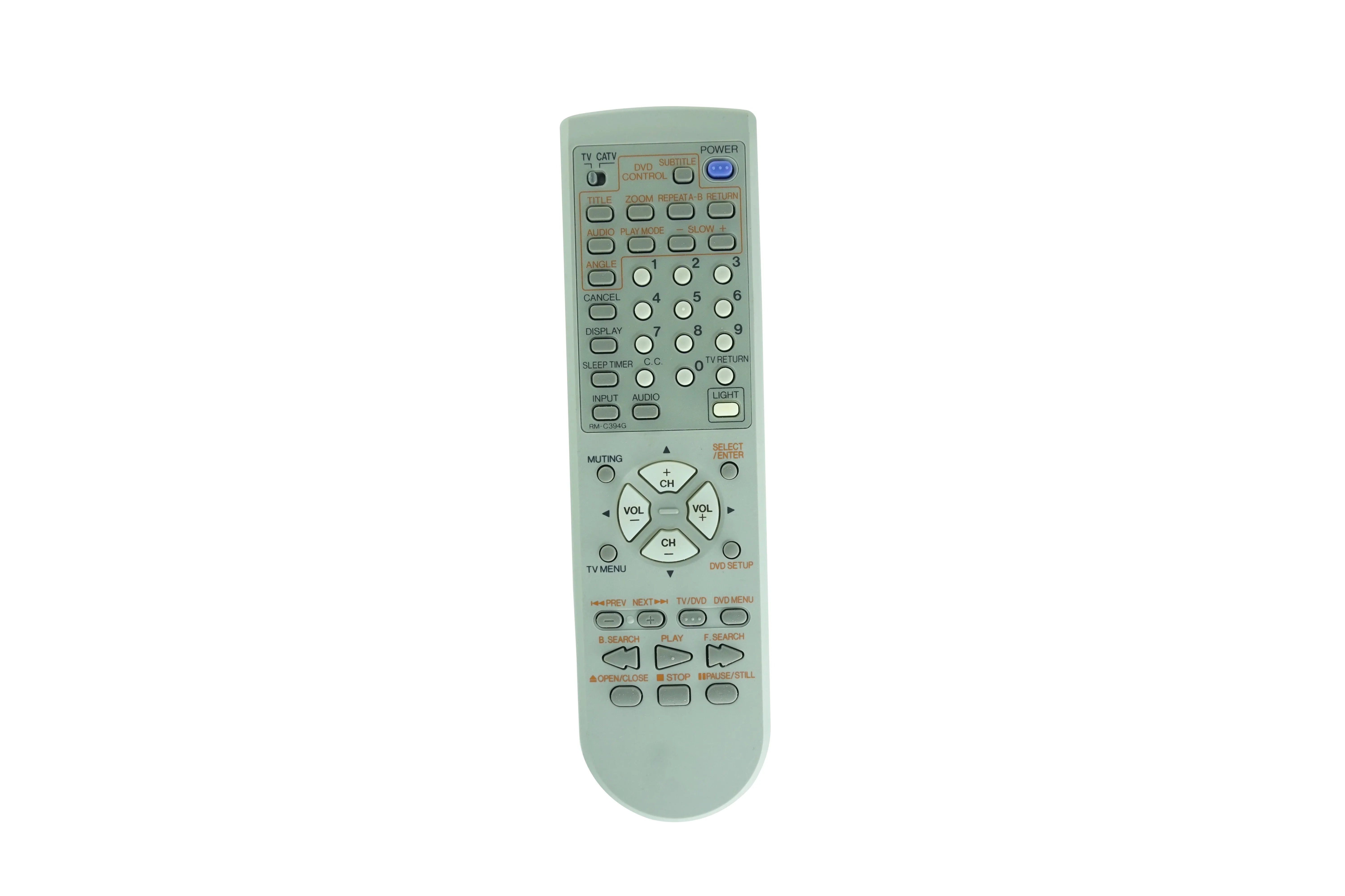 

Remote Control For JVC RM-C394G AV-20FD22 AV-20FD23 C1203G AV-20FD24 Color Television Real Flat LCD HDTV TV DVD VCR