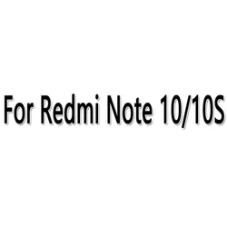 Premium Full Cover Tempered Glass Screen & Camera Protector - 3 Glass and 3 Lens (Redmi Note 10(10S))