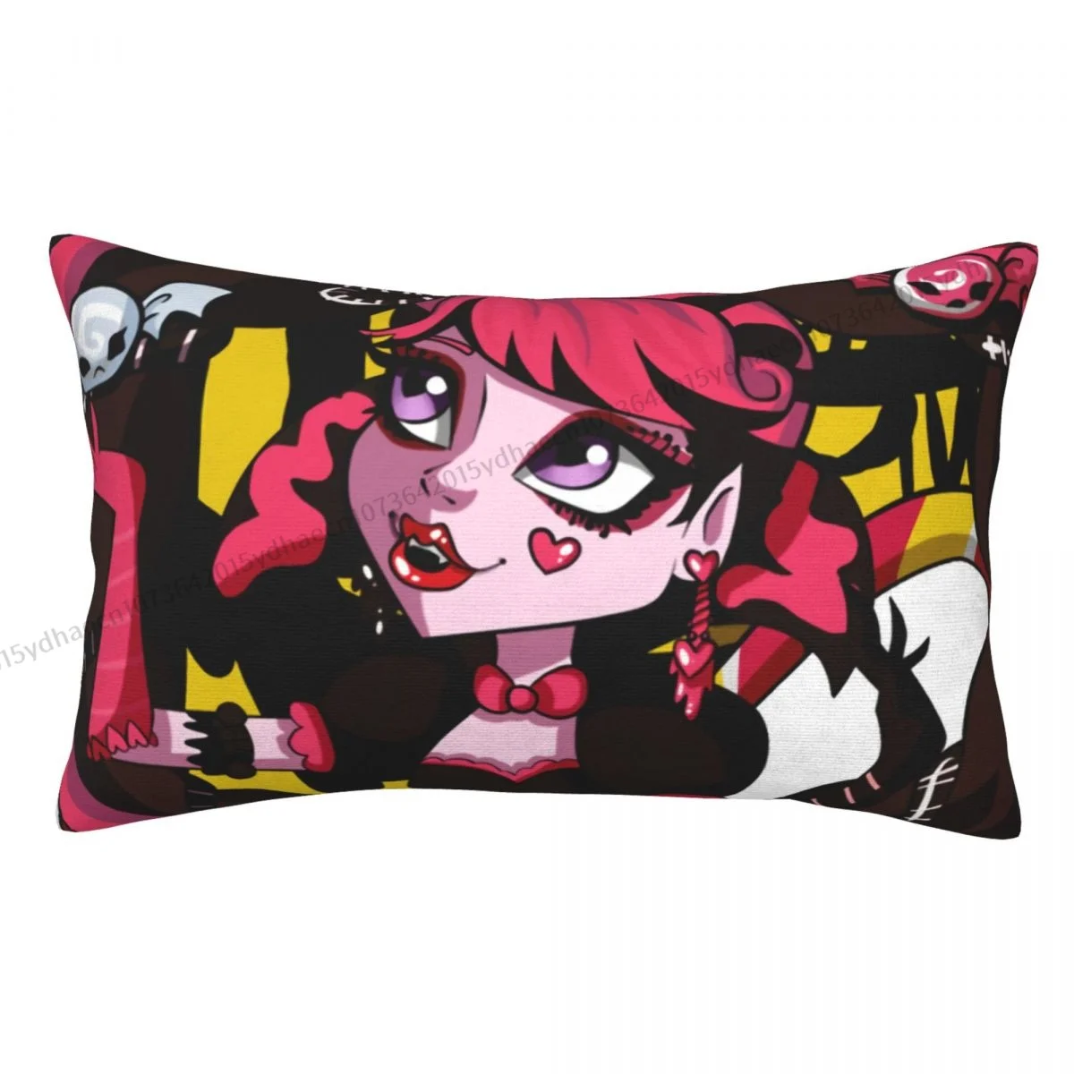Draculaura Sweeties Federa Stampata Monster High Doll Zaino Coussin Covers Lavabile Chair Decor Federa