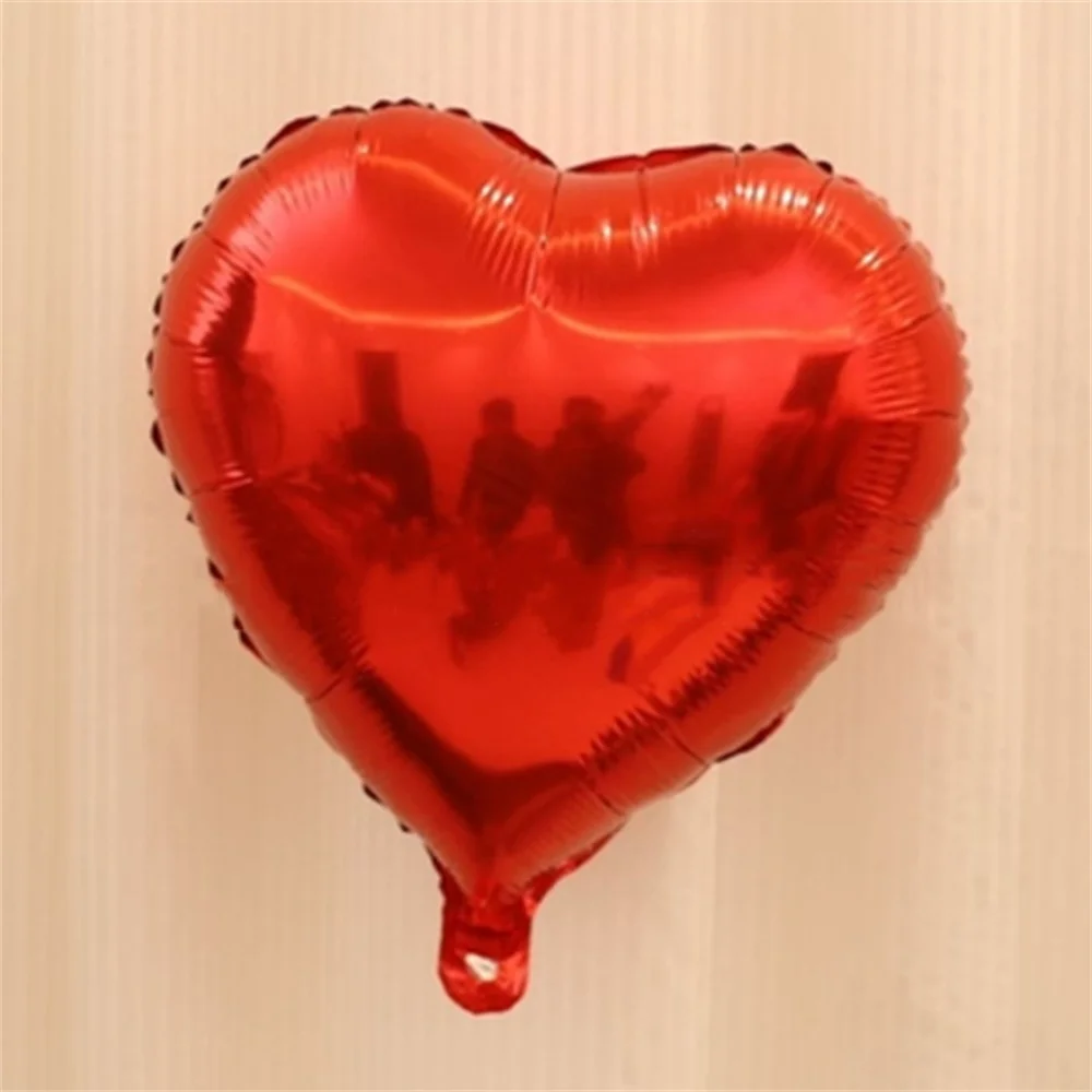 

1PC 18 Inch Heart-Shaped Aluminum Foil Balloon Happy Birthday Party Wedding Decoration Air Helium Balloon Baby Bath Children Toy