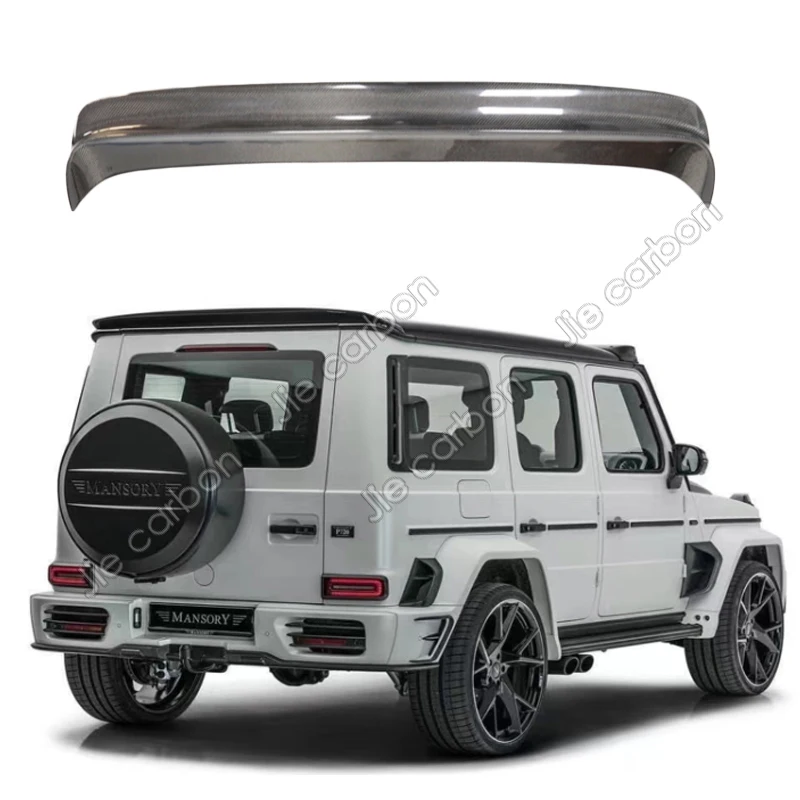 

High quality real carbon fiber spoiler tail for Mercedes-Benz G-CLASS W464 G500 G550 G63 G350 2019 2020 2021 2022 rear spoiler b