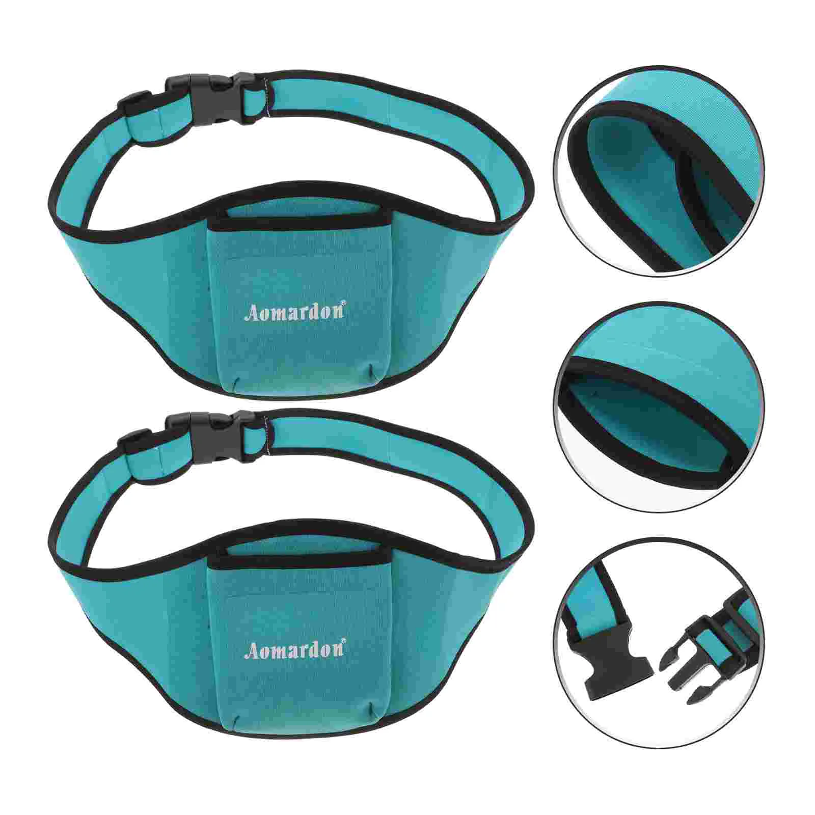

2 Pcs Brings Classroom Wheat Bag Outdoor Microphone Belt Running Waist for Use Workout Aerobics Sports Fitness Pocket