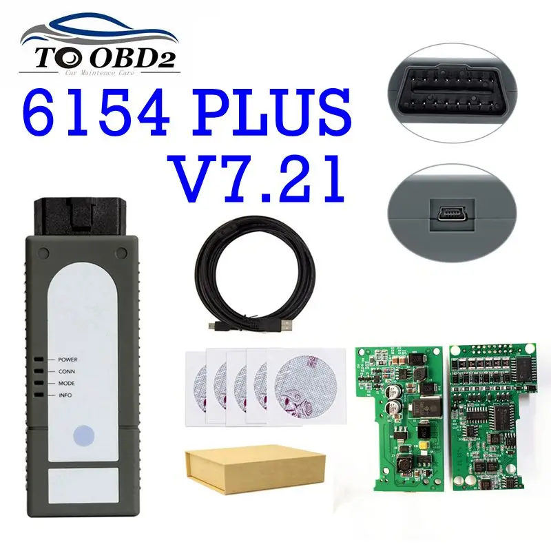 Ultimo 6154/5054 V7.2.1 Versione Strumento Diagnostico Automatico Obd Per Audi Per Volkswagen Per Skoda Per Lamborghini 6154-J2534 Usb