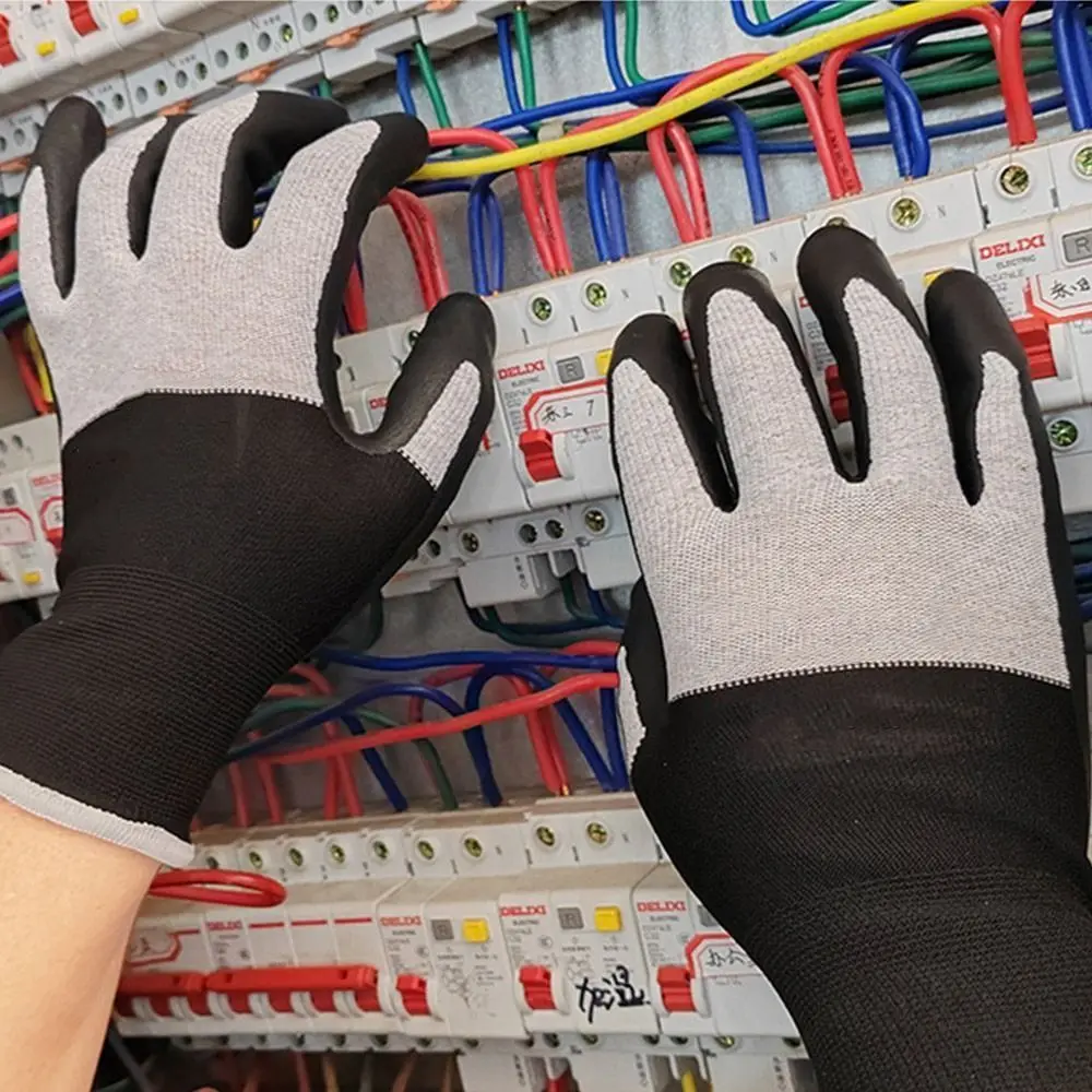 Durable Ultrathin Electrician Insulating Gloves Touch Screen Insulation Glove Work Safe Gloves Household Protective Mittens