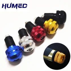 7/8''22mm Motorcycle Handle Bar Ends Grips  CNC Metal Handlebar Counterweight Plug Slider Motor Bike Grips Accessori