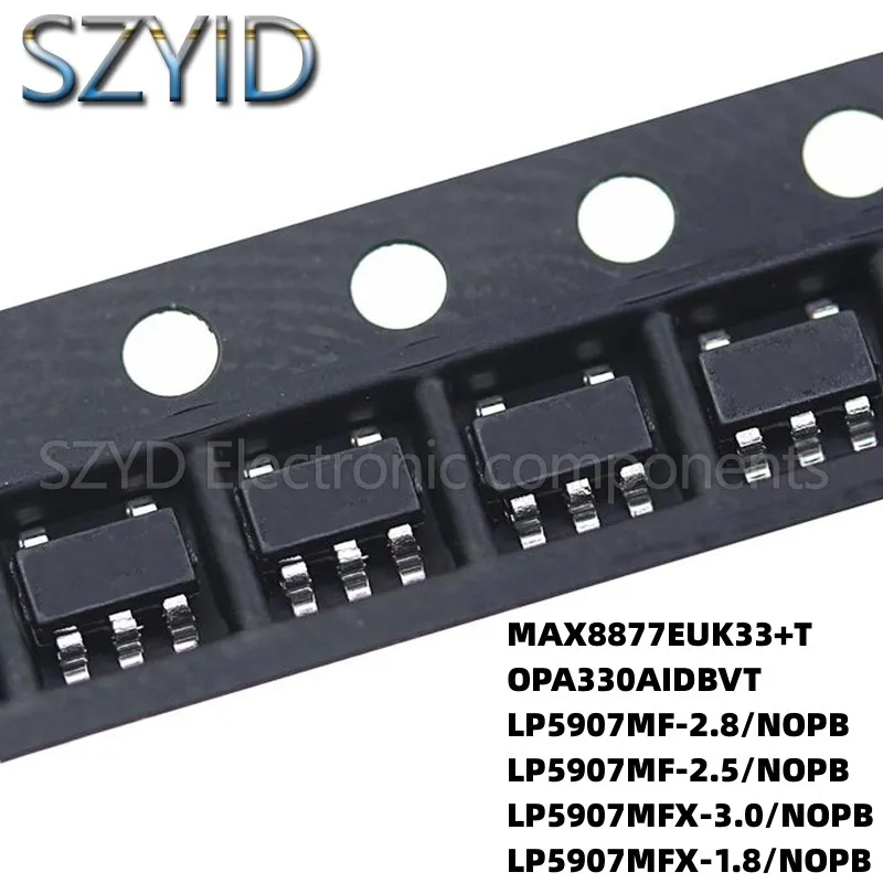 

100PCS SOT23-5 MAX8877EUK33 + T OPA330AIDBVT LP5907MF-2.8/NOPB LP5907MF-2.5/NOPB LP5907MFX-3.0/NOPB LP5907MFX-1.8/NOPB