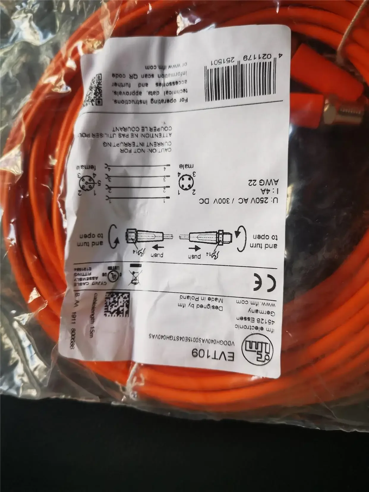 

IFM EVT109 new and original