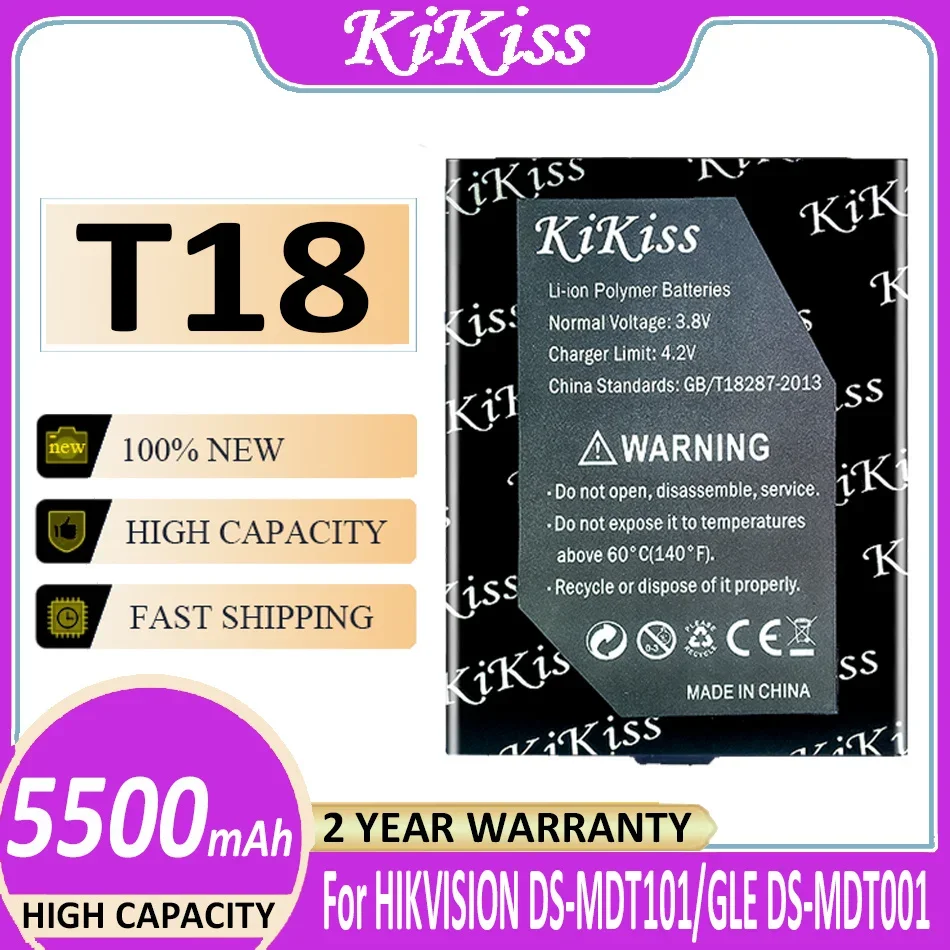 

KiKiss Battery T 18 5500mAh for HIKVISION DS-MDT101/GLE T18 Bateria