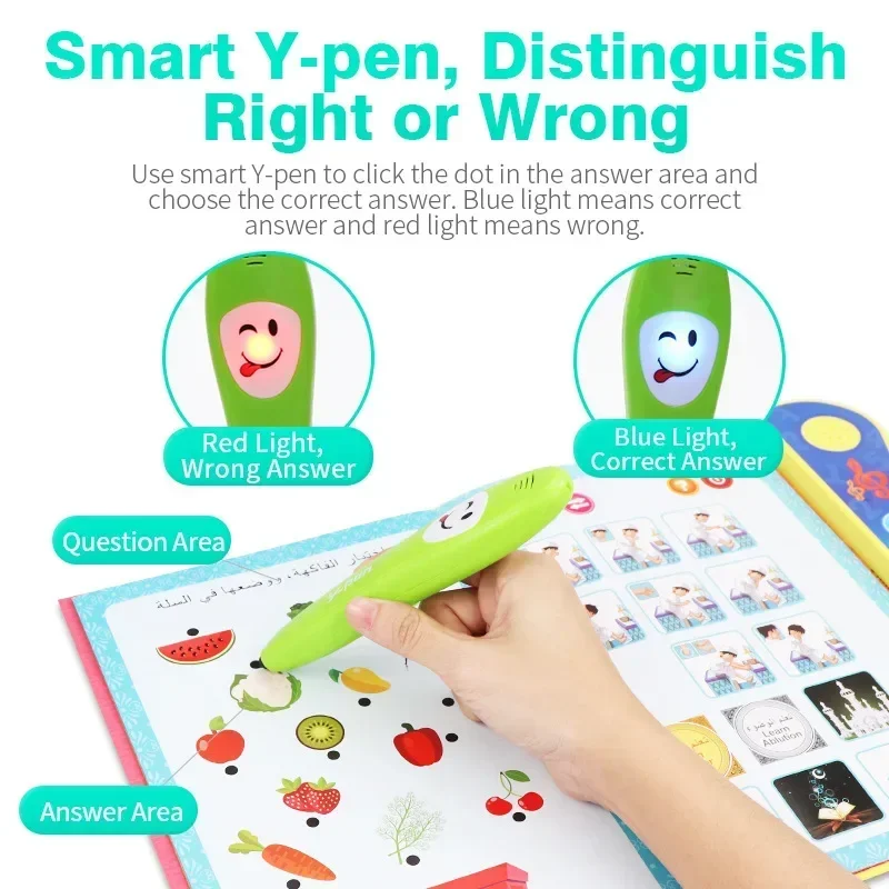 English Arabic E-book, Early Childhood Education Puzzle Children's Toys, Reading Pen Audio Book, Learning Assistant, Alphabet 4