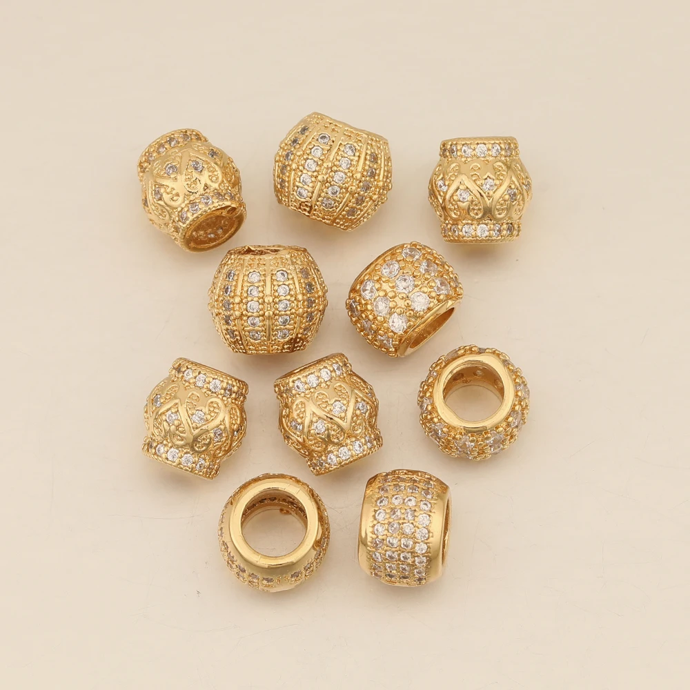 

WHSOK 30Pcs Copper Metal/Jewelry Accessories/Multi Designs/Jewelry Findings & Components/Hand Made/CZ Stone/DIY Making/DIY Parts