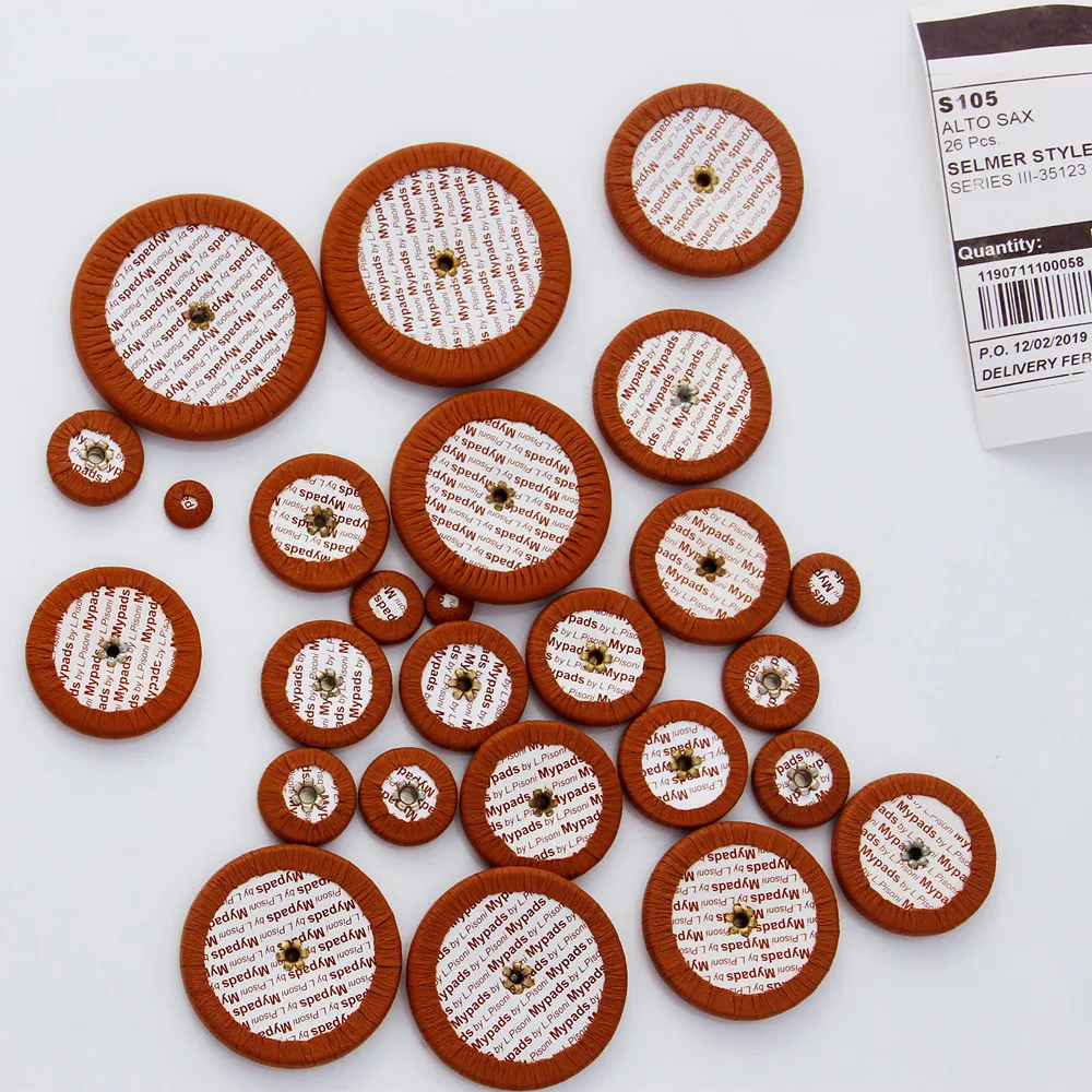 TSTS Tenor Saxofoon Pads Sax Lederen Pads Vervanging Voor Saxofoon Tenor Sax Saxofoon Accessoires sax Reparatie Onderdelen