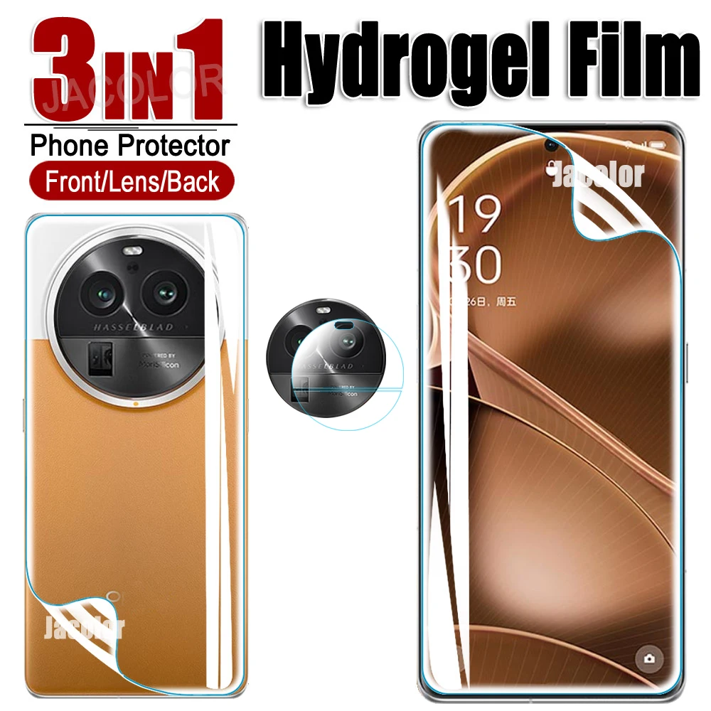 Hydrogel Film Screen Protector For OPPO Find X5 Pro - Liquid Resin, Full Cover 7 thumbnail image