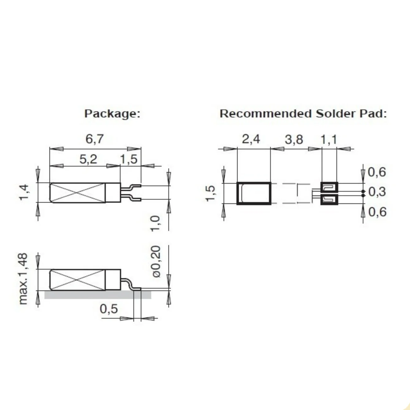 5PCS 32.768Khz 2*6mm SMD 크리스탈 발진기 전자 키트 32.768K 2060 2.0*6.0mm 2Pin 패시브 석영 공진기 6PF