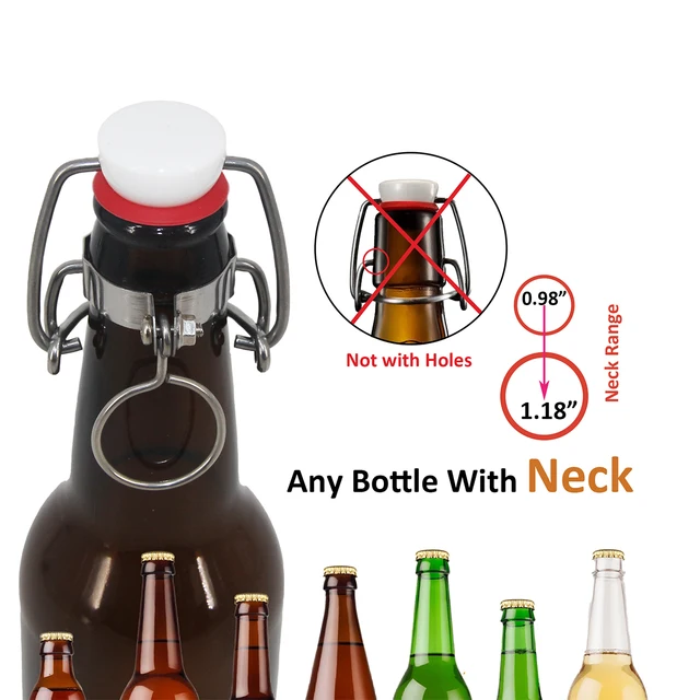 25 Guarnizioni Silicone Per Bottiglie Swing Top - Birra Fatta In Casa - Foto 9