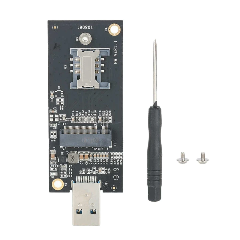 

USB3.0 To NGFF Key B 3G4G WWAN Module Network Card Multifunction Test Adapter Board With SIM Slot Module