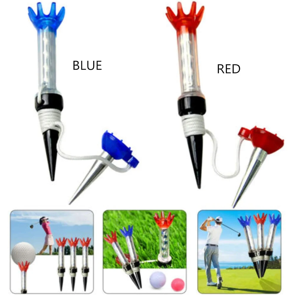 1Set 80mm Reusable Golf Magnet Tee Holder Flex Lift Support Performance Tee, Reduce Resistance, Farther Straighter Drives