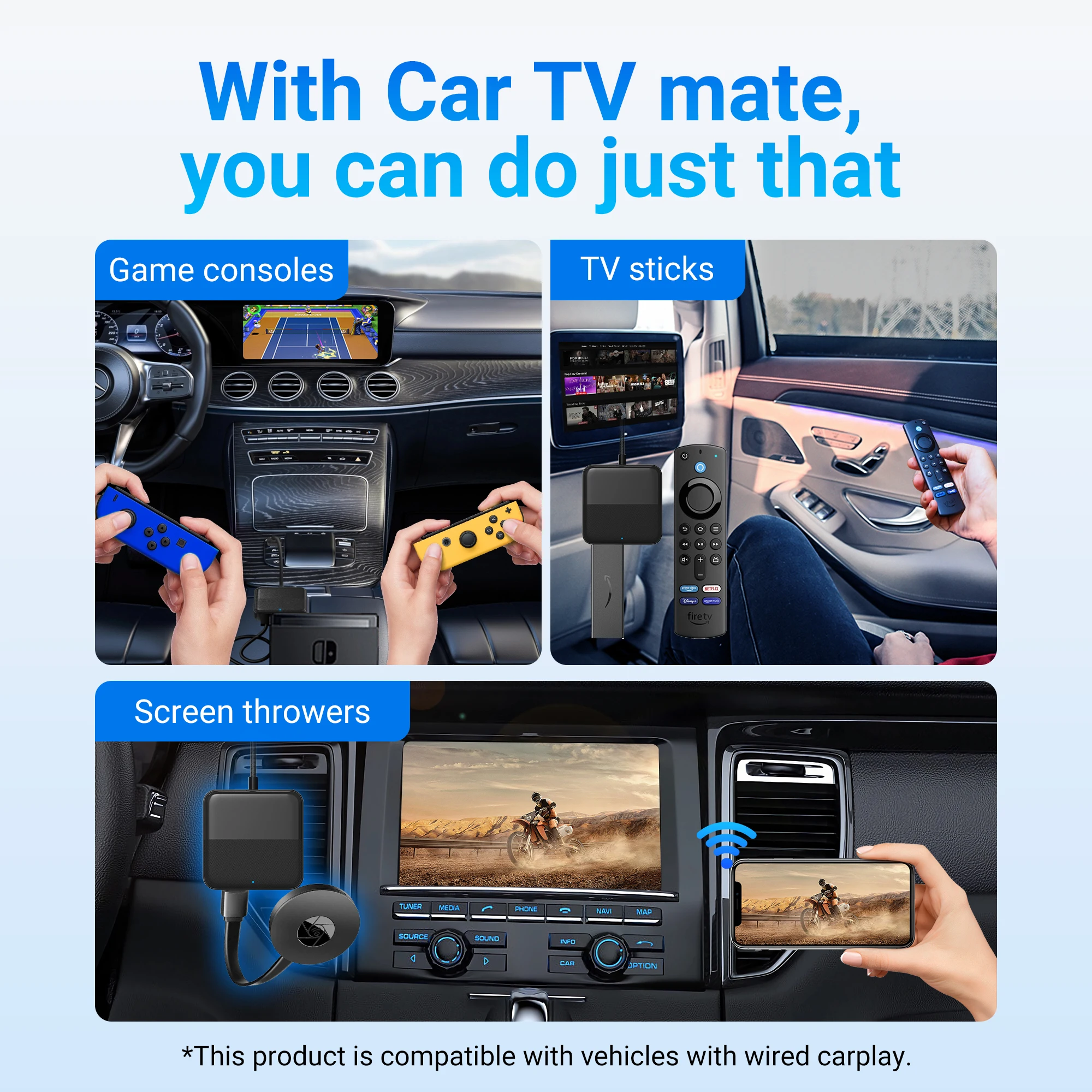 3【新品】オットキャスト Ottocast Car TV Mate OEM版