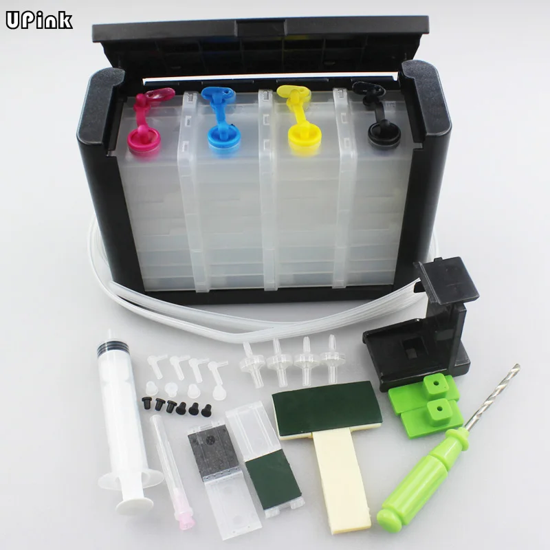 luxury Ink Supply System 4 Color CISS kits for HP 21,22 60 61 56 57 74 75 901 121 300 PG40 for Lexmark 26 16