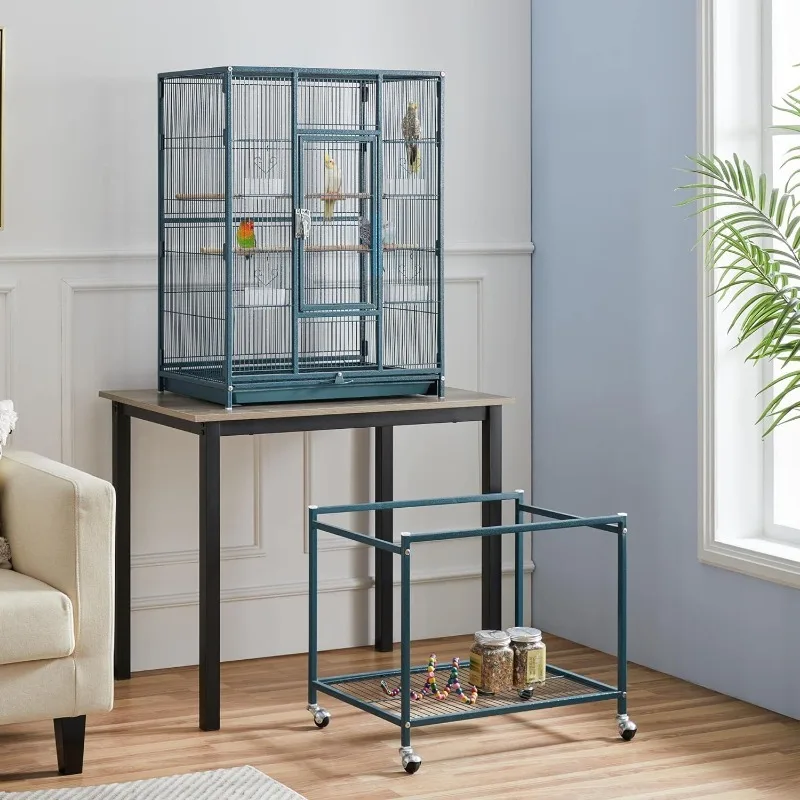 54\’\’ H Large Bird Cage w/Stand 2 54\'\' H Large Bird Cage w/Stand 2