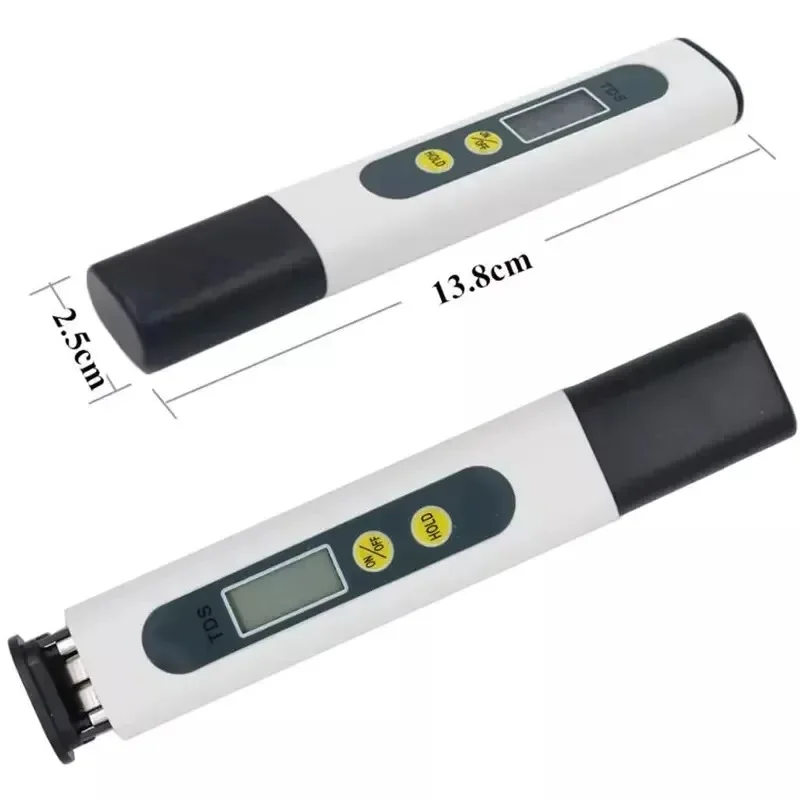 TDS Meter Digital Water Tester 0-9990ppm Drinking Water Quality Analyzer Monitor Filter Rapid Test Aquarium Hydroponics Pools