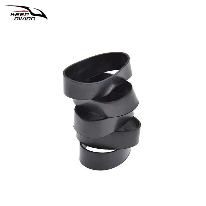 다이빙 유지 5PCS 고무 고정 밴드 5CM 웨빙 웨이트 벨트 32MM 내경 스쿠버 다이빙 윙 백 패드 액세서리