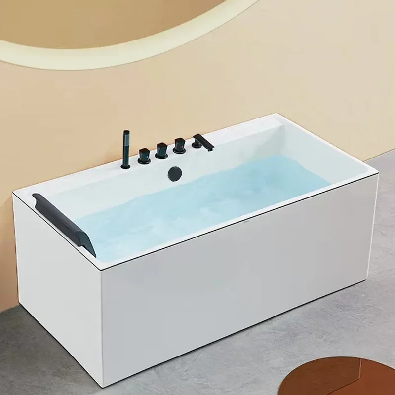Bathroom furniture Surfing Jacuzzi, acrylic small apartment bath household seamless day freestanding square
