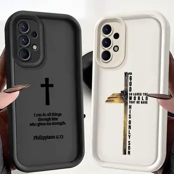 Simple Christian Cross Phone Case for Samsung