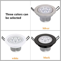 Round dimmable downlight 3W/4W/5W/7W/9W/12W/18W LED ceiling spotlight embedded high-power ceiling spotlight ac85-265V - Image 2
