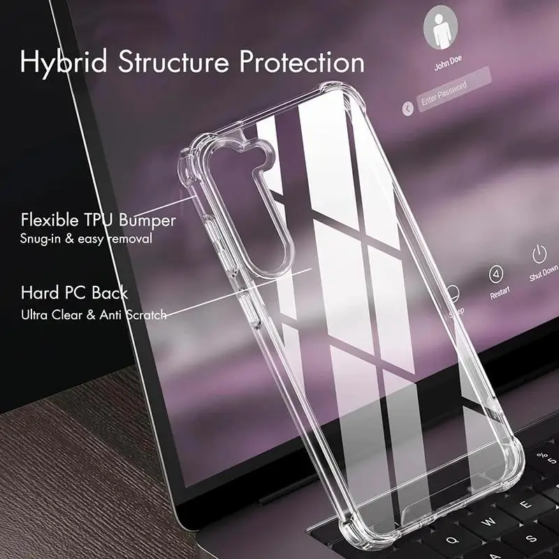 Enhanced Clear Airbag Anti-Drop Soft Case
