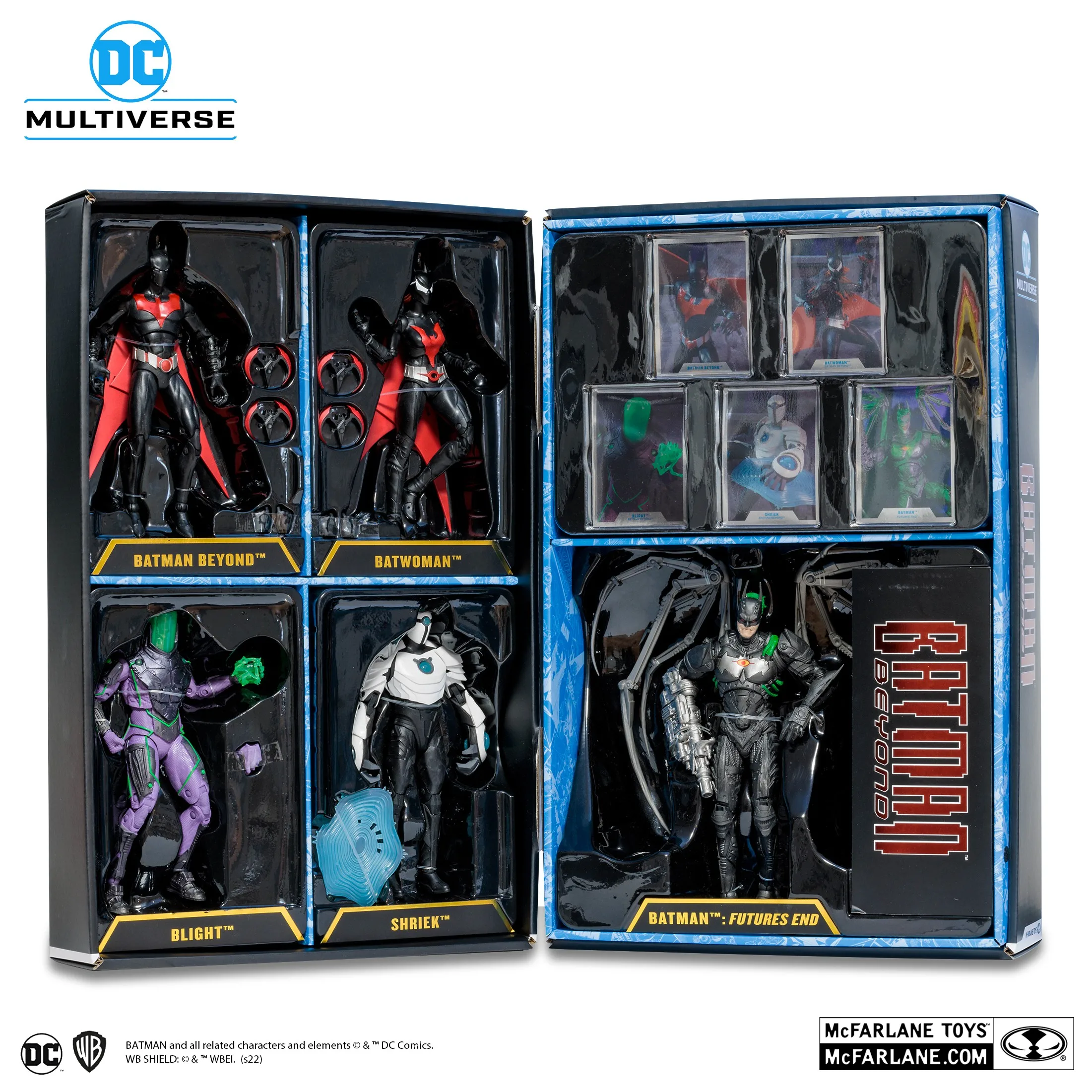 Mcfarlane Toys Batman Beyond 5 Pack Deluxe Box Batman: Future End Batman Beyond Comes, Figura Mobile Multiverse Dc Da 7 Pollici
