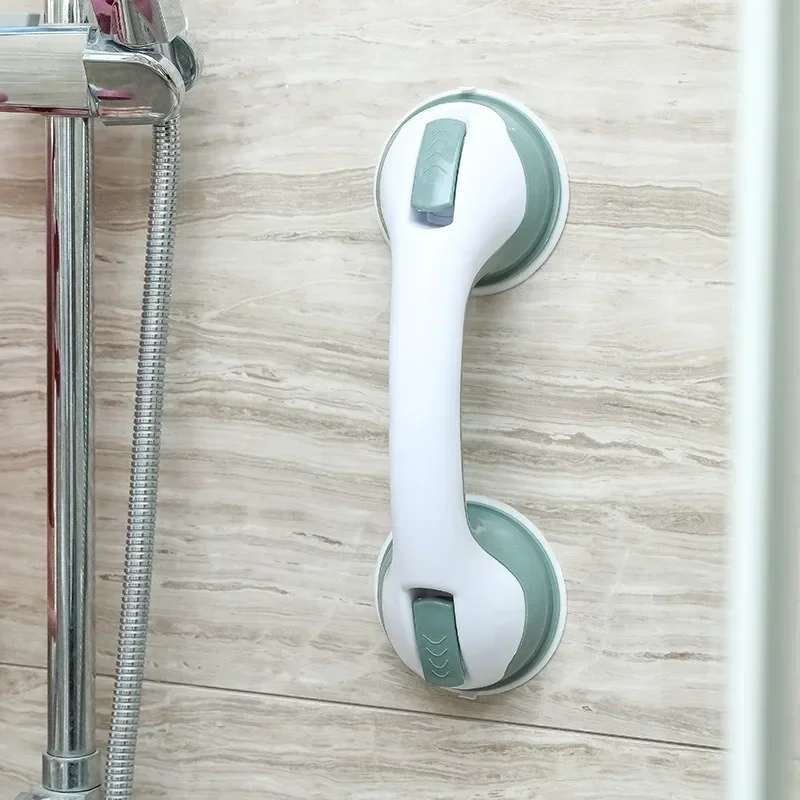 Elderly Safety Helping Handle Shower Handle Anti Slip Support Bathroom Toilet Safe Grab Bar Vacuum Sucker Suction Cup Handrail Bathroom Handrail Shower Handle Grab Bars