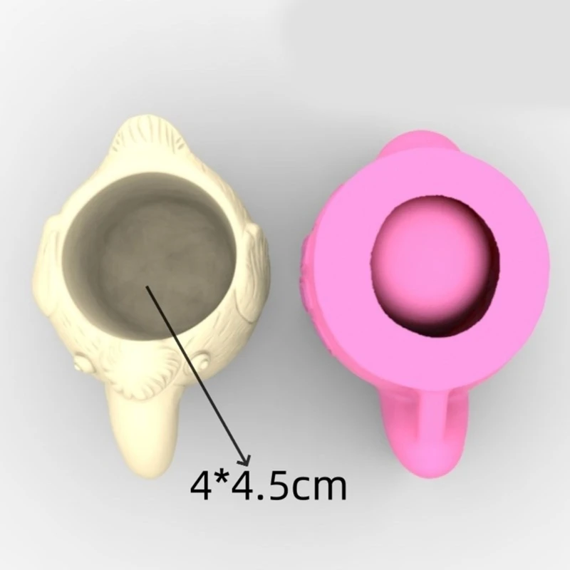 MXME Flower Pots Mold Silicone Concrete Mold Silicone Vase Moulds for Crafting Concrete Succulent Planter