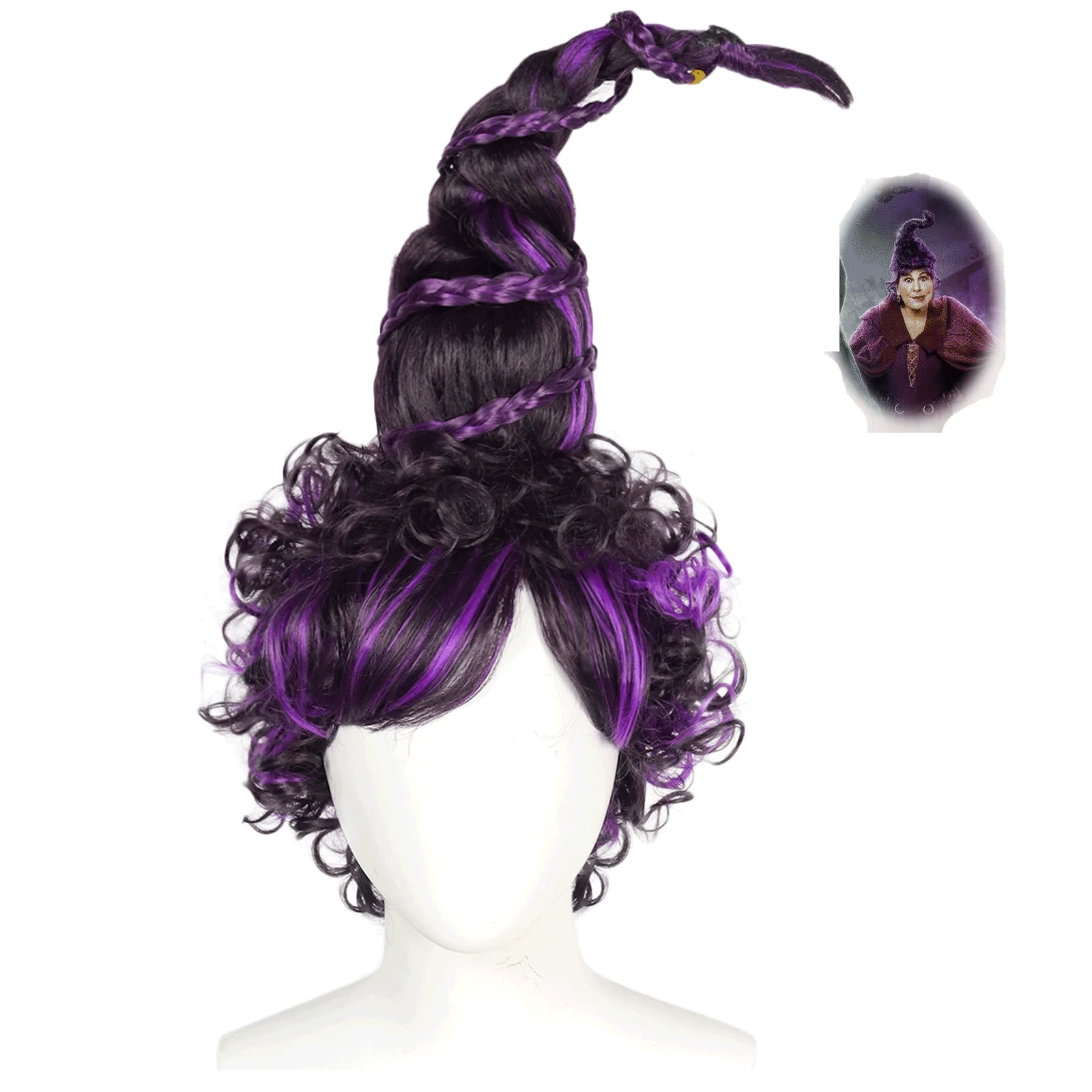 Movie Hocus Pocus 2 Mary Sanderson Cosplay Wig Women Synthetic Hair  Halloween Party Heat Resistant Wigs+Wig Cap| | - AliExpress