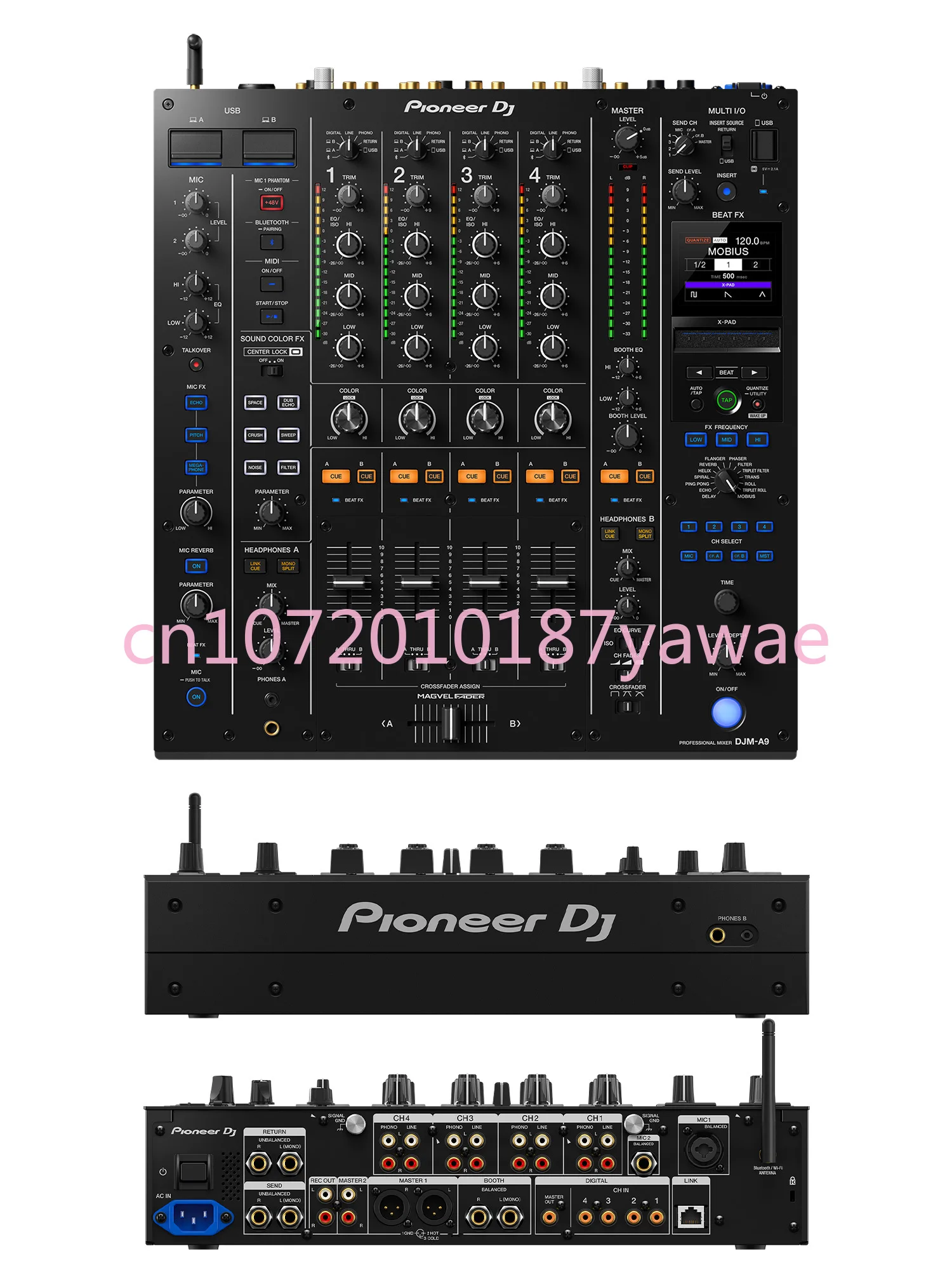 Pioneer Djm-A9 Mixer New Flagship Built-In Sound Card Miglioramento Della Qualità Del Suono Con Software