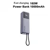 Xiaomi 165W Power Bank 10000mah Integrated USB C Cable LED Display Portable Charger for Macbook IPhone 15 Xiaomi 14 Pro 1