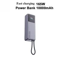 Xiaomi 165W Power Bank 10000mah Integrated USB C Cable LED Display Portable Charger for Macbook IPhone 15 Xiaomi 14 Pro 1