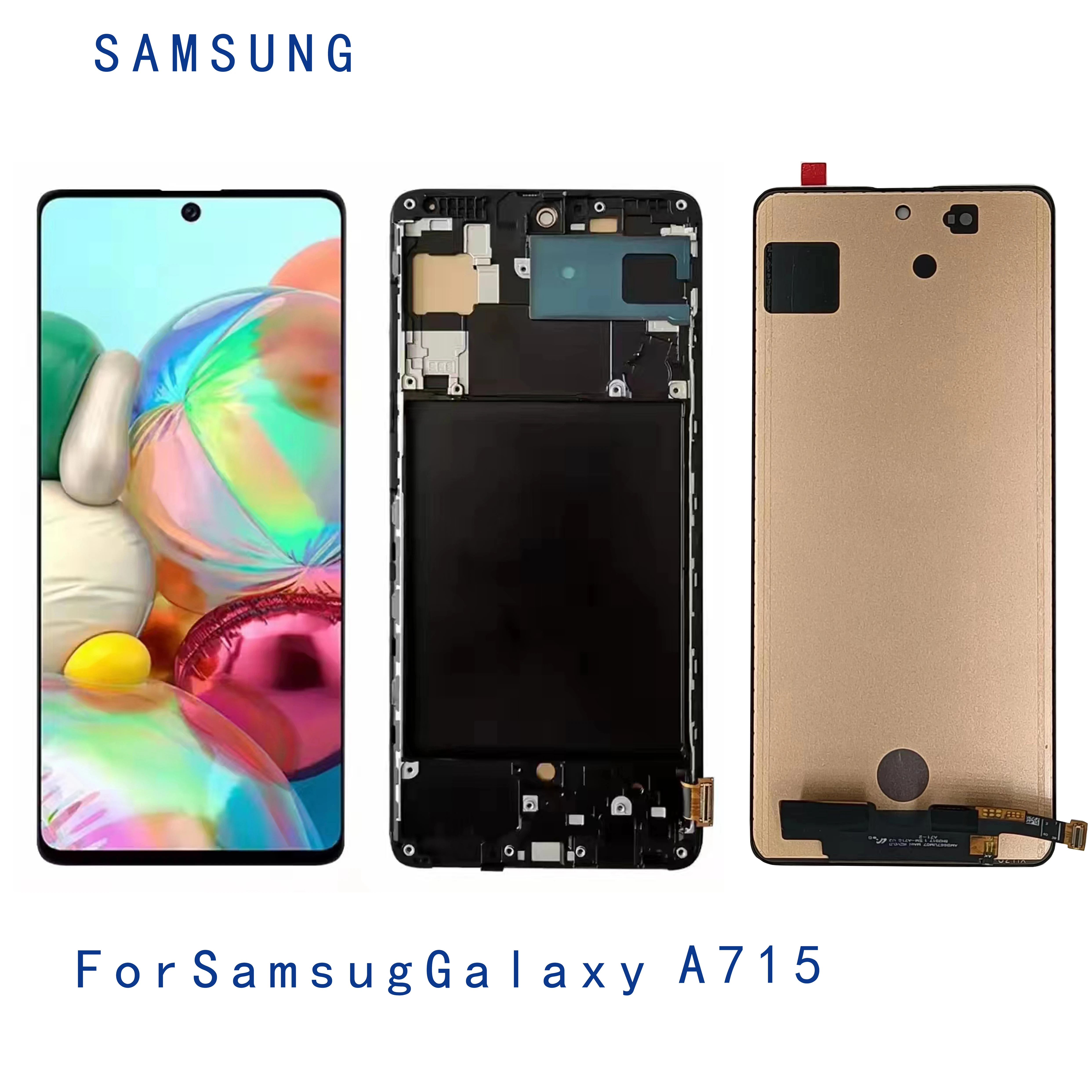 Amomled Oled Lcd For Samsung A71 2020 A715 Lcd A715f Lcd For Samsung A715 A715f Lcd Screen Touch