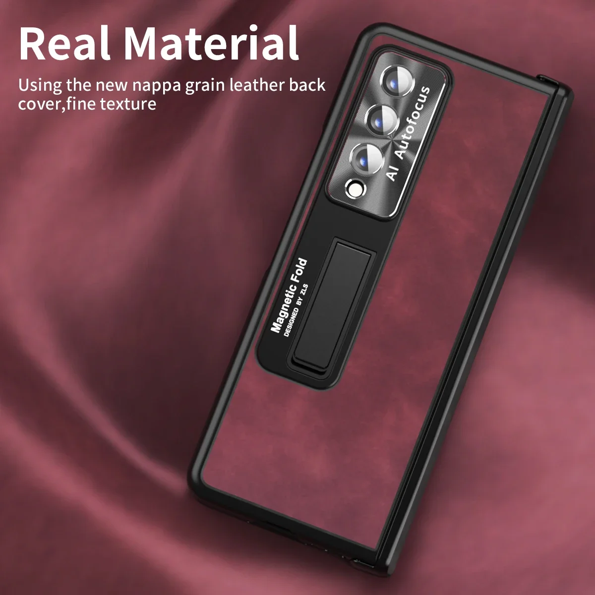 

Кожаный чехол на весь корпус для Samsung Galaxy Z Fold4 Fold5 5G Fold 5 4 Fold3 Fold 3 2 Fold2 Zfold4, чехлы из закаленного стекла