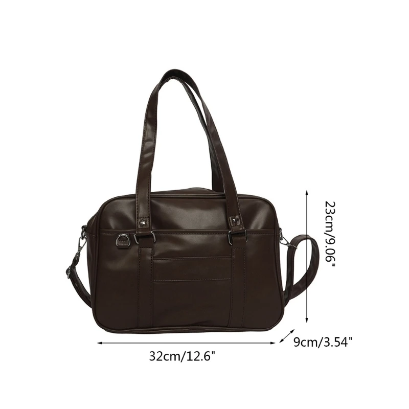 Large Capacity Shoulder Bag Crossbody Bags PU Leather Harajuku Handbag for Women