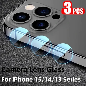 3PCS Camera Lens Glass For iPhone 15 14 13 Pro Max Camera Lens Protector Film for iPhone 13 14 15 Pro Max 16Plus 16Pro Max Glass 1