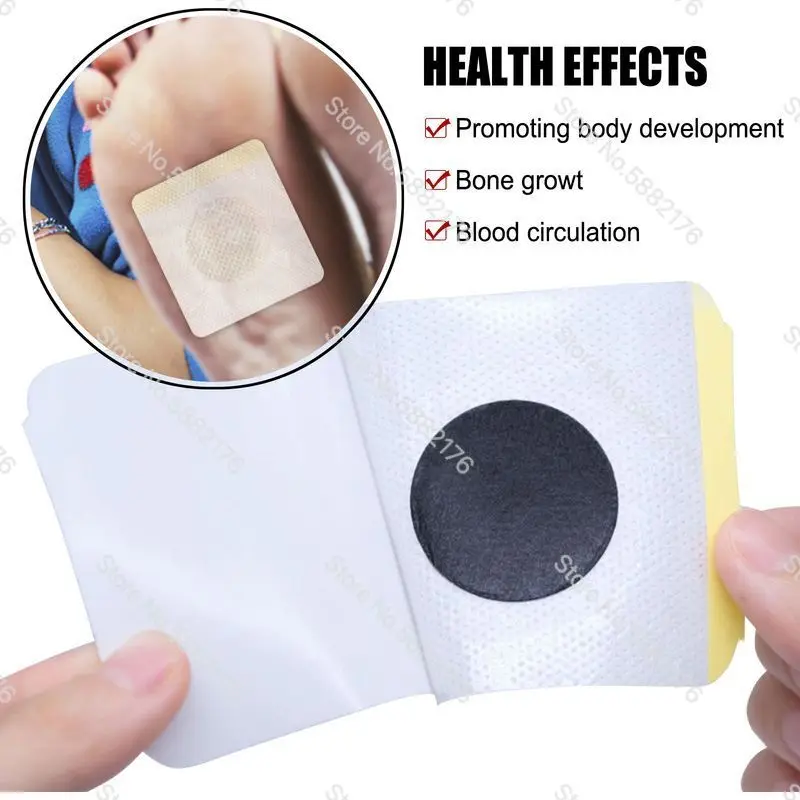 10pcs/bag Grow Taller Foot Patch Height Growth Enhancer Plaster Patch In Foot Bone Strength for Adults and Teen