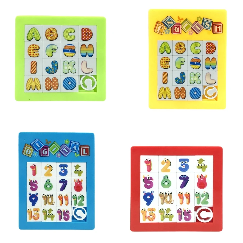 3D Slide Puzzle Montessori Color Shapes Plastic Puzzle Training Set 3D Board Portable DIY Developing Dropship 32bit control board tmc2209 uart onboard tft ts35 display usb printing vs 3d printer main board accessories dropship