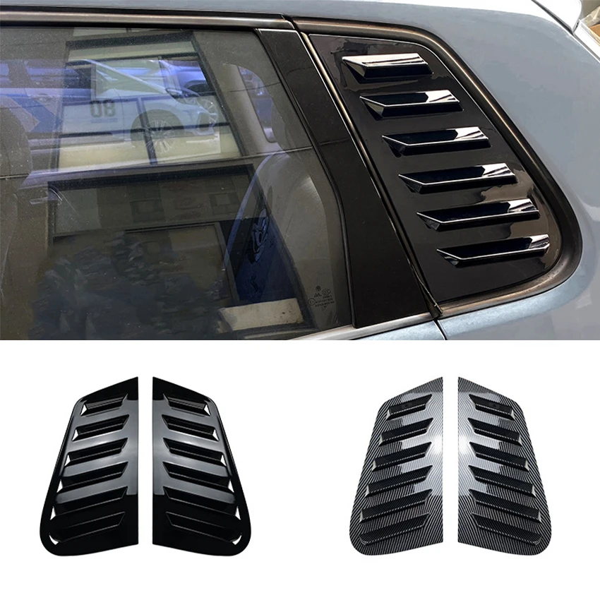 

For Volkswagen Polo 9N 2001-2009 Car Rear Window Shutter Cover Trim Window Louver Side Vent Trim Accessories