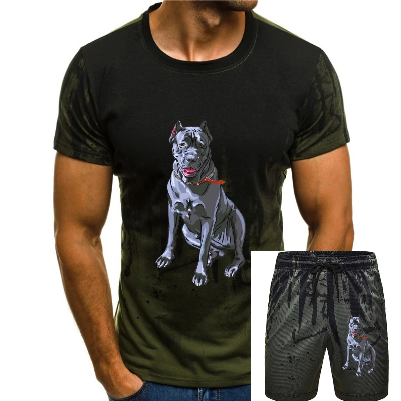 

Summer T-Shirts For Men New Fashion Mens Short Sleeve Tshirt Cotton T Shirts Dog Breeds Cane Corso Men's T-shirt
