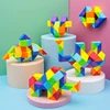 24 Colored Magic Cube Toys 3D Puzzle Fidget Transformable Cube Kid Education Toys Twist Transformable Kid Puzzl Gift 4