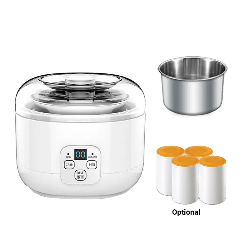 Automatic Mini Yougurt Maker Home Yogurt Maker electric yougurt machine mini yougurt maker with Stainless Steel Strainer Liner f