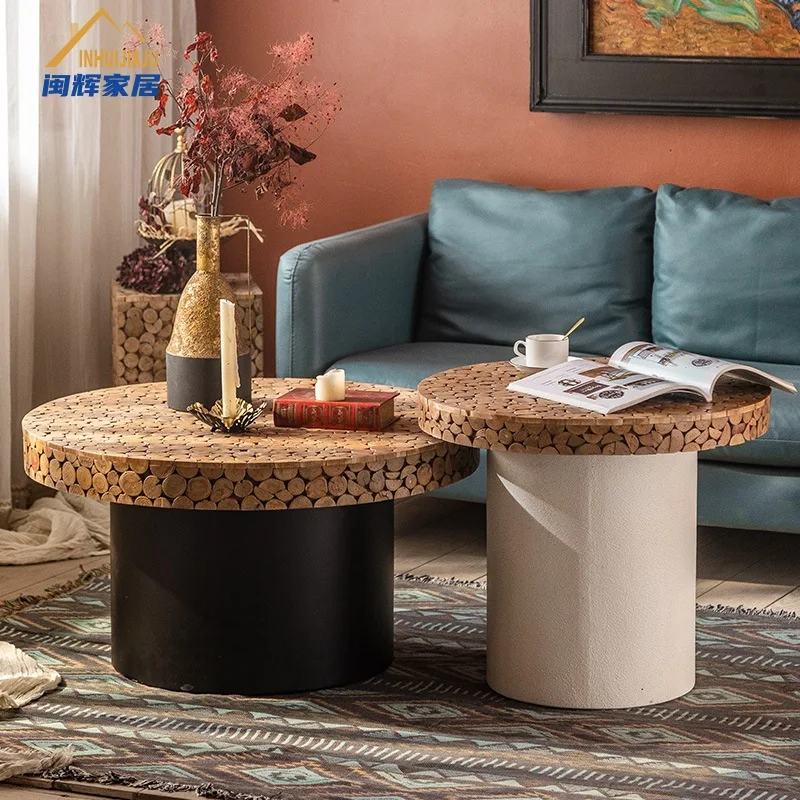 Dressing Bedside Coffee Tables Set Furniture Round Design Modern Laptop  Side Table Living Room Mesa Plegable Home Furniture - AliExpress