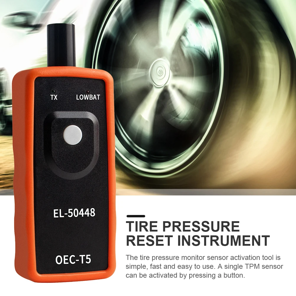 EL-50448 2 IN 1 Motorcycle Repair kit Tire Pressure Alarm Monitor System Sensor TPMS Activation Tool Car Tire Pressure Monitor
